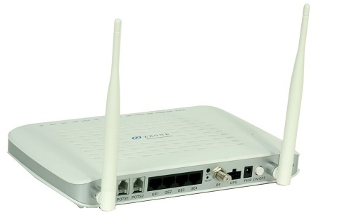 Zhone 2726 A / Zhone 2727 A (fibermodem og WiFi-ruter i ett)